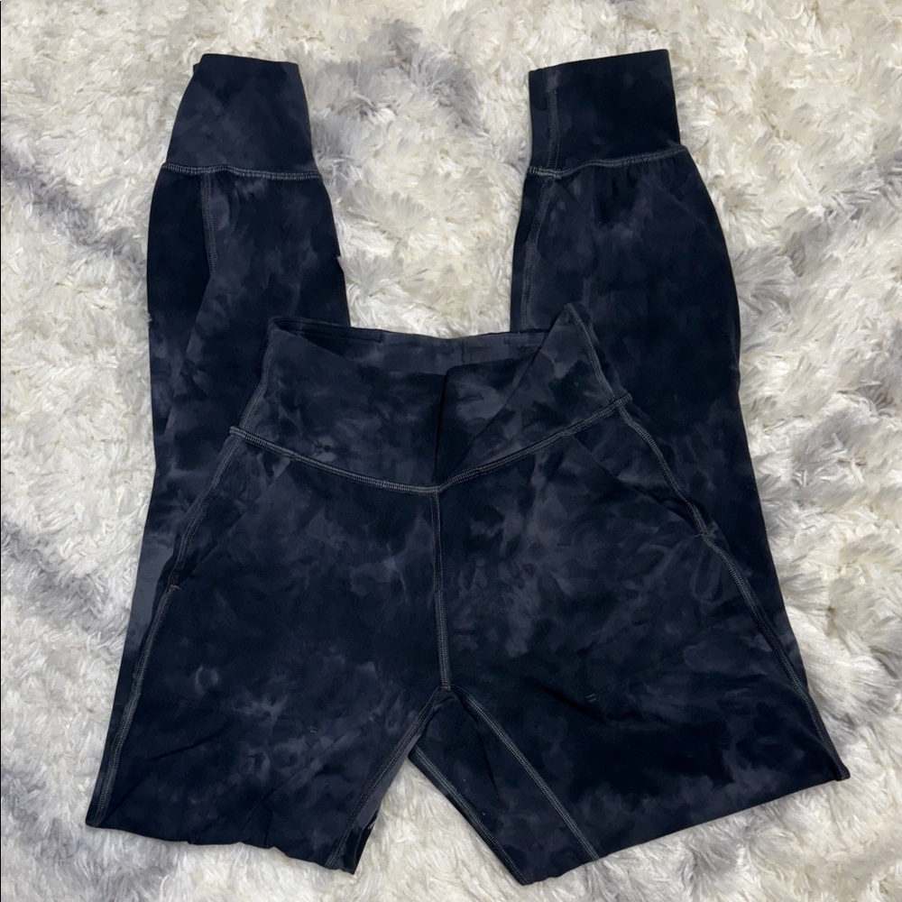 lululemon athletica Black Tie-Dye Joggers